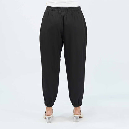 Petrol Ladies Basic Non-Denim Jogger Pants Mid-Rise 172964-U (Black)
