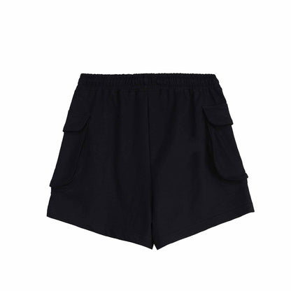 Petrol Ladies Basic Non-Denim Cargo Short Mid-Rise 176378 (Black)
