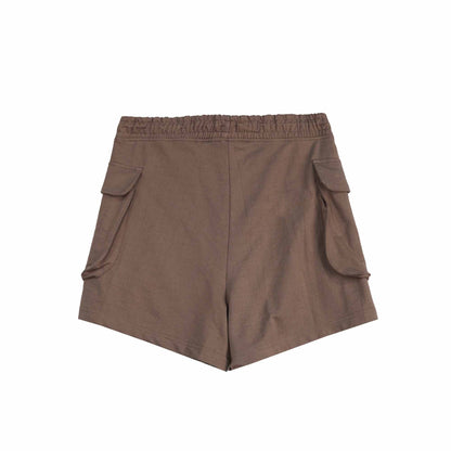 Petrol Ladies Basic Non-Denim Cargo Short Mid-Rise 176378 (Brown)