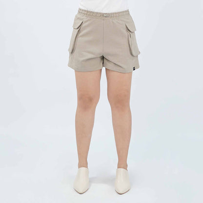 Petrol Ladies Basic Non-Denim Cargo Short Mid-Rise 176378 (Taupe)