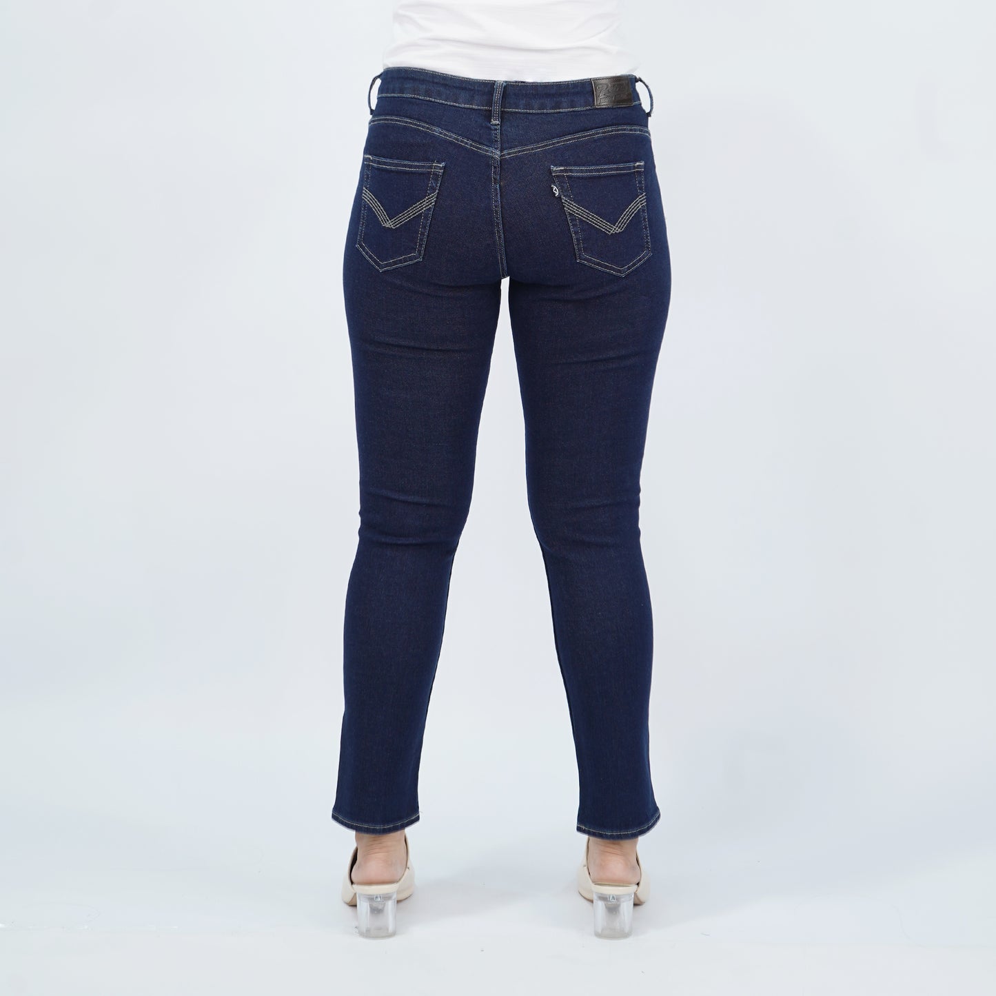 Petrol Ladies Basic Denim Pants Hi-Rise Slim Fitting 178543-U (Dark Shade)