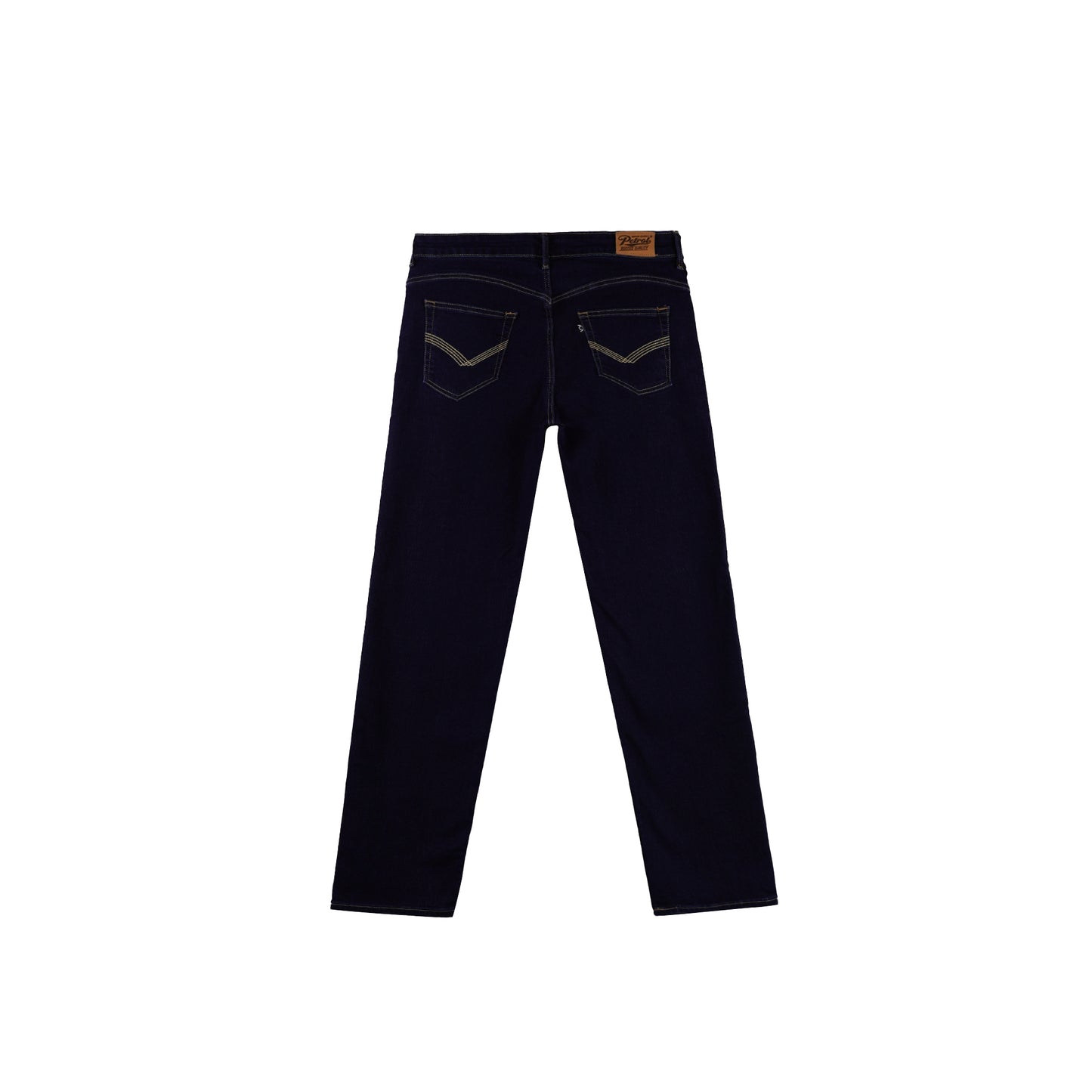 Petrol Ladies Basic Denim Mom Jeans Mid-Rise Slim Fitting 179576-U (Dark Shade)