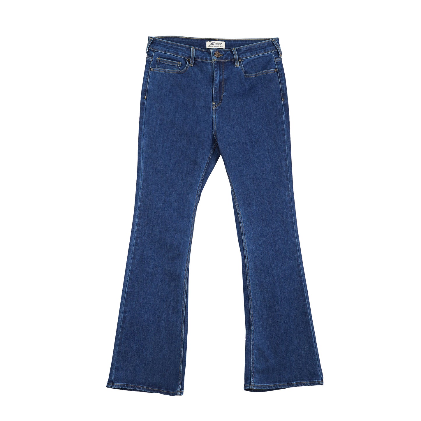 Petrol Ladies Basic Denim Flared Jeans Mid-Rise 179074 (Dark Shade)