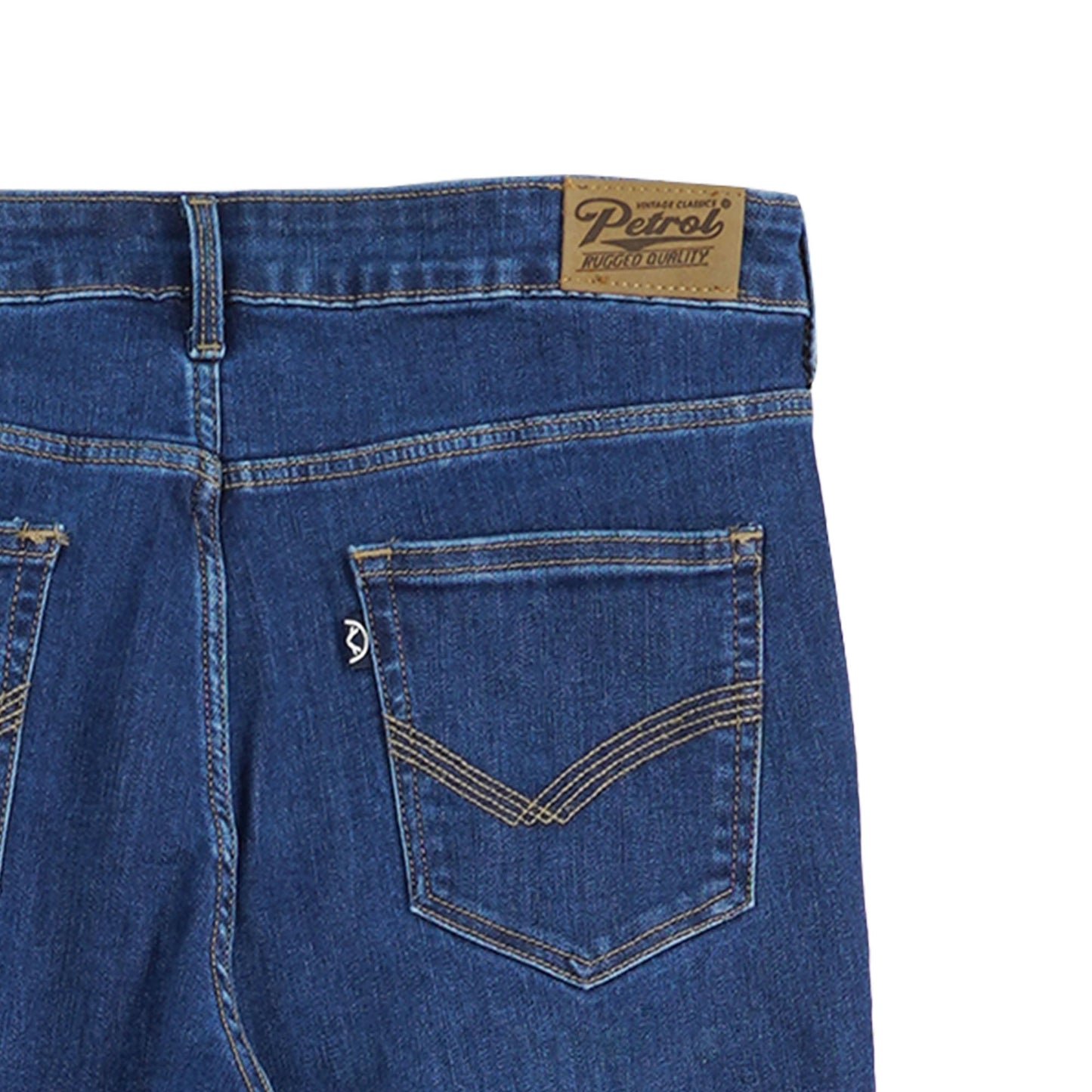 Petrol Ladies Basic Denim Flared Jeans Mid-Rise 179074 (Dark Shade)