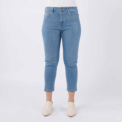 Petrol Ladies Basic Denim Boyfriend Jeans Mid-Rise 179584 (Light Shade)