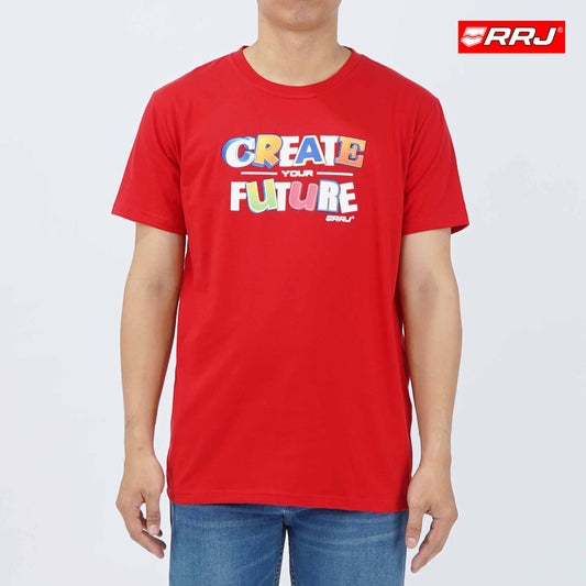 RRJ Men's Basic Tees Semibody Fitting 146706-U (Red)