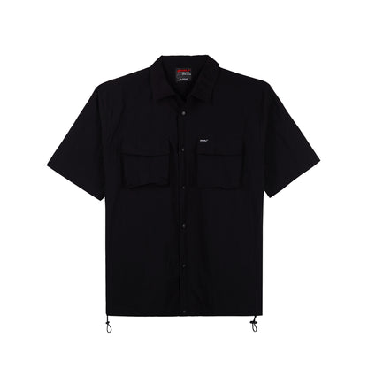 RRJ Men's Basic Woven Oversized Fitting 178834 (Black)