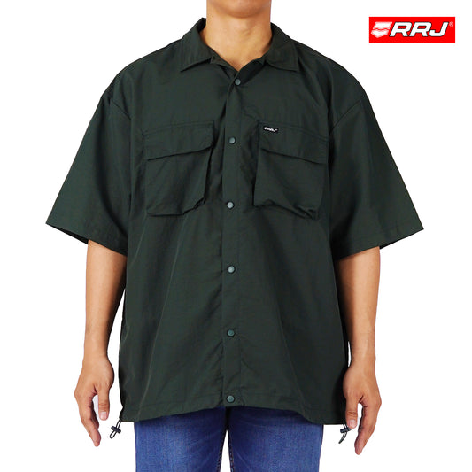 RRJ Men's Basic Woven Oversized Fitting 178834 (Fatigue)