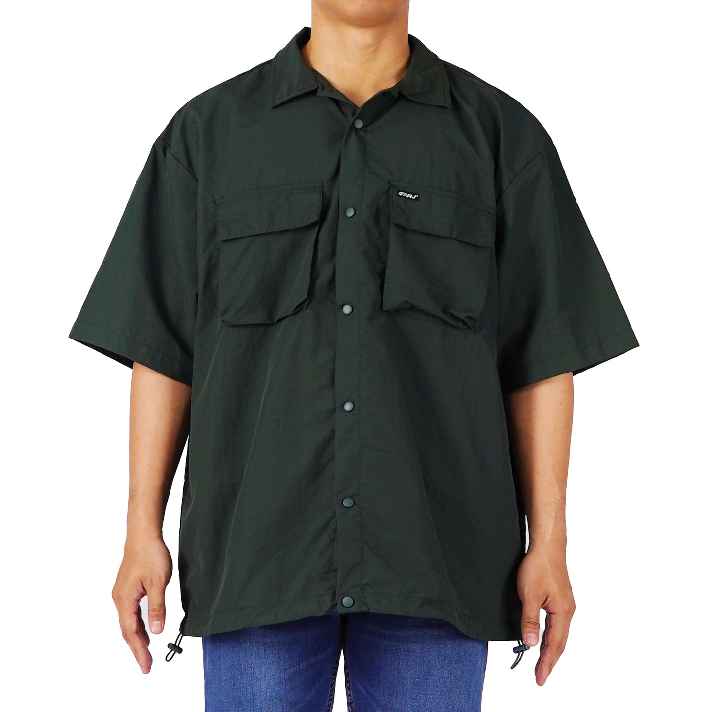 RRJ Men's Basic Woven Oversized Fitting 178834 (Fatigue)