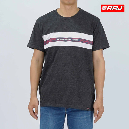 RRJ Men's Basic Tees Semibody Fitting 111009 (Black)