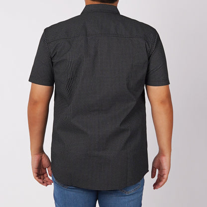 RRJ Men's Basic Woven Semibody Fitting 168738 (Black)