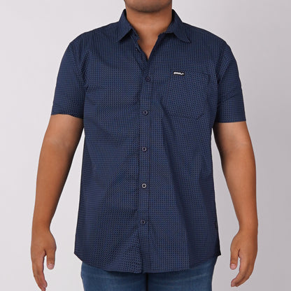 RRJ Men's Basic Woven Semibody Fitting 168738 (Navy)
