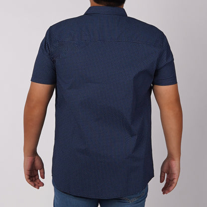 RRJ Men's Basic Woven Semibody Fitting 168738 (Navy)