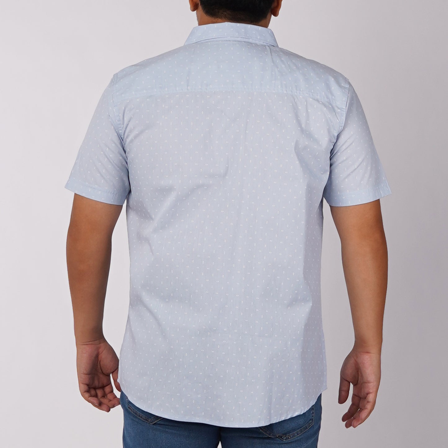 RRJ Men's Basic Woven Semibody Fitting 168749 (Light Blue)