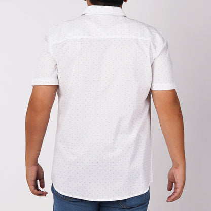 RRJ Men's Basic Woven Semibody Fitting 168749 (White)