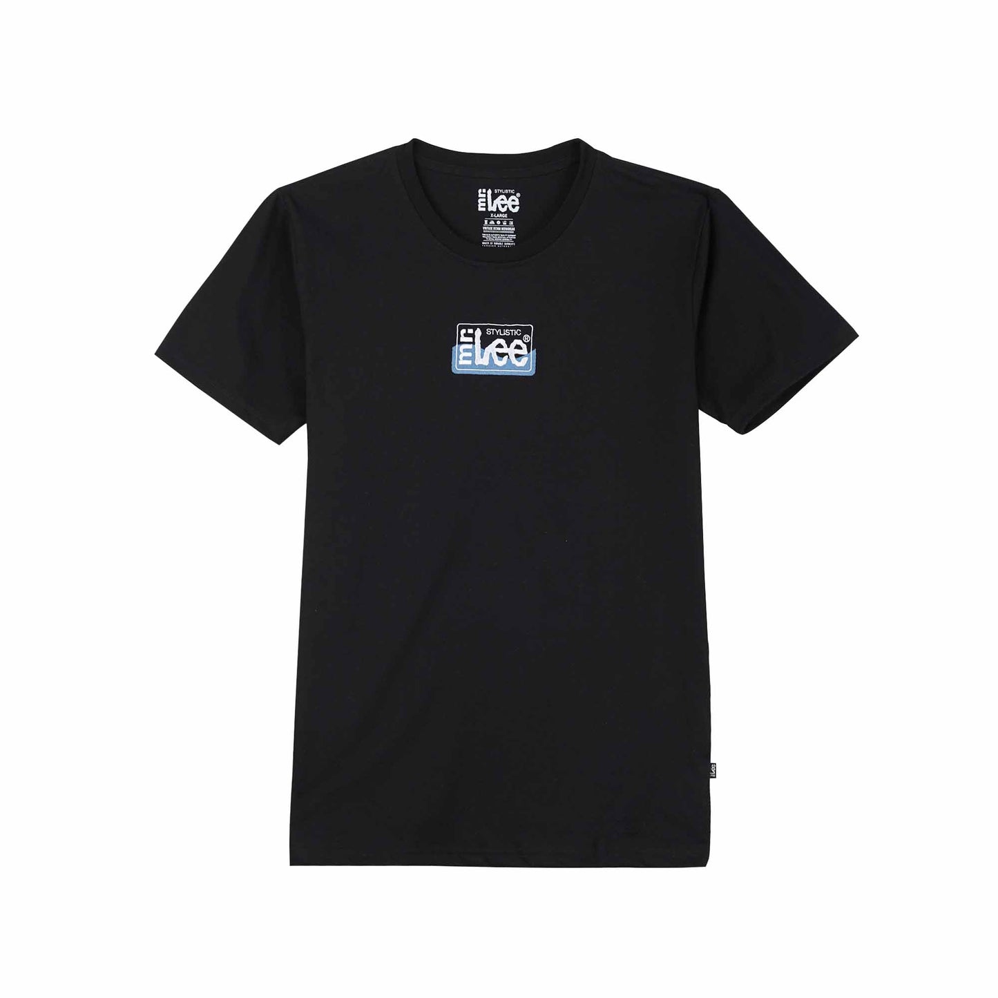 Stylistic Mr. Lee Men's Basic Tees Semi Body Fit 184251-U (Black)