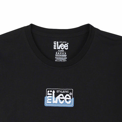 Stylistic Mr. Lee Men's Basic Tees Semi Body Fit 184251-U (Black)