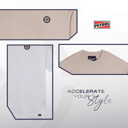 Petrol Men's Basic Tees Oversized Fitting 172478 (White)