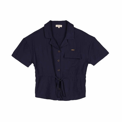 Petrol Ladies Basic Woven Shirt Regular Fitting 159262 (Peacoat)