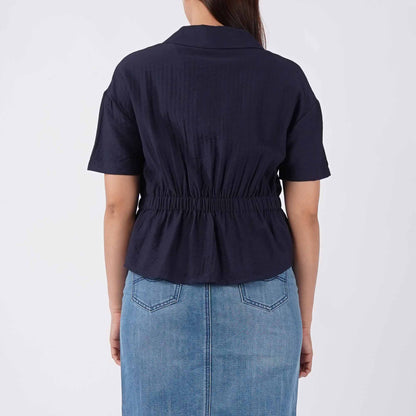 Petrol Ladies Basic Woven Shirt Regular Fitting 159262 (Peacoat)