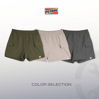 Petrol Ladies Basic Non-Denim Cargo Short 184842 (Fatigue)