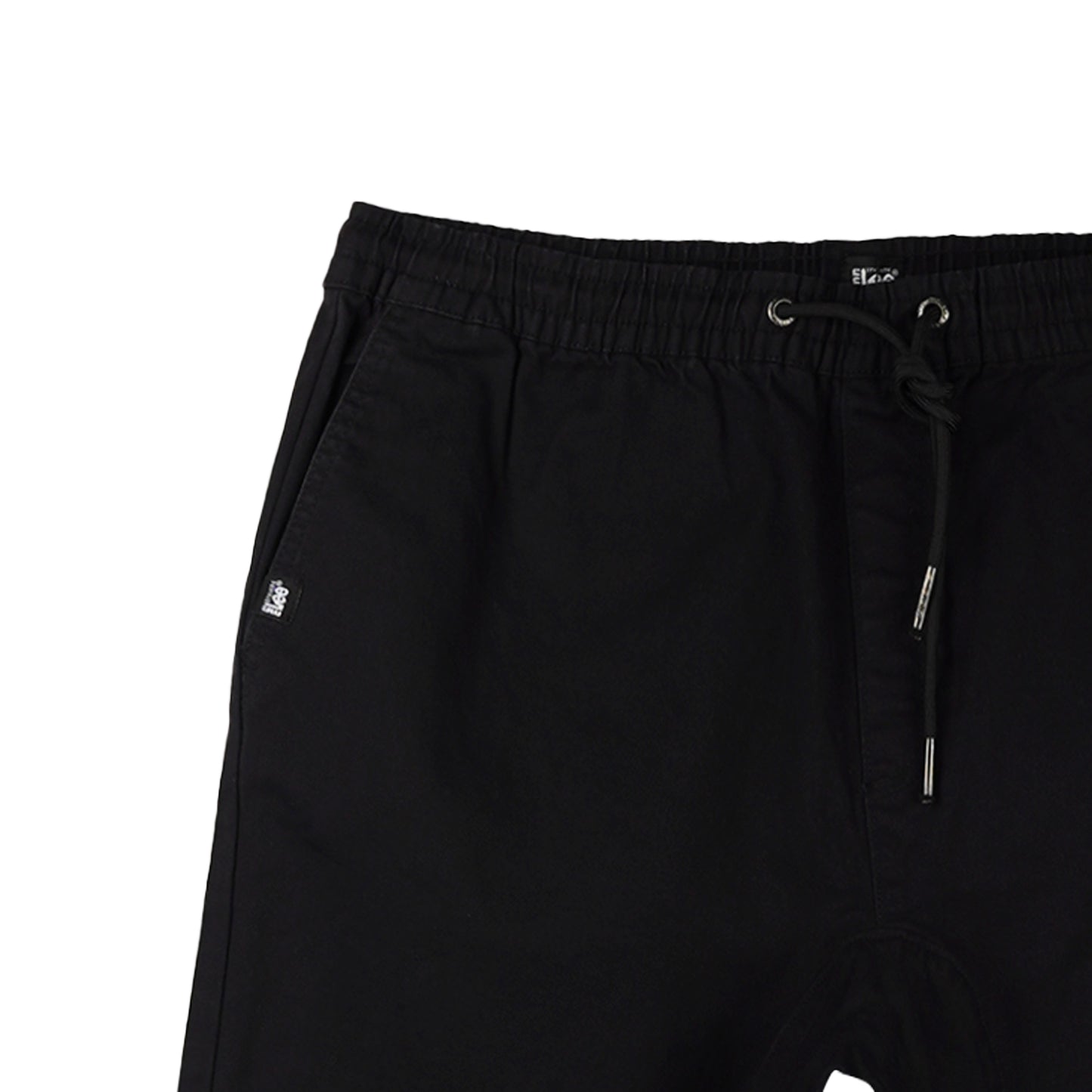 Stylistic Mr. Lee Men's Basic Non-Denim Jogger Pants Mid Waist 176596 (Black)