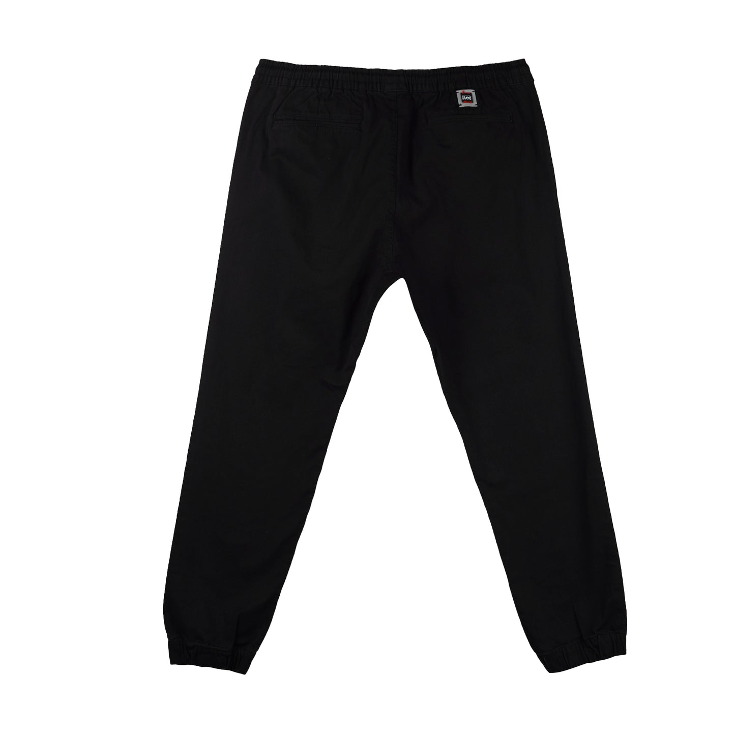 Stylistic Mr. Lee Men's Basic Non-Denim Jogger Pants Mid Waist 176596 (Black)