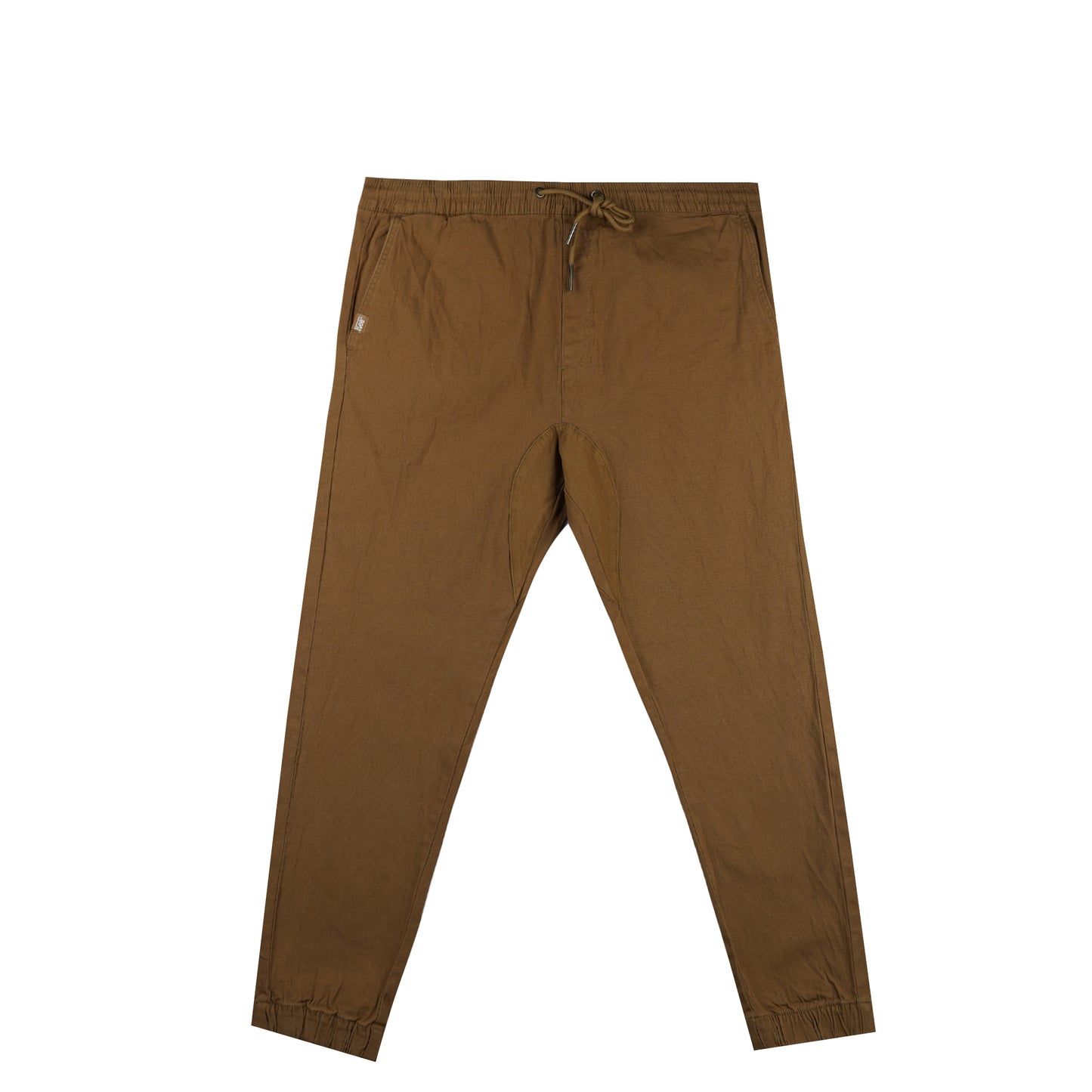 Stylistic Mr. Lee Men's Basic Non-Denim Jogger Pants Mid Waist 176596 (Khaki)