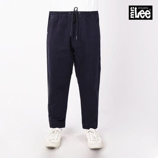 Stylistic Mr. Lee Men's Basic Non-Denim Jogger Pants Mid Waist 176596 (Navy)