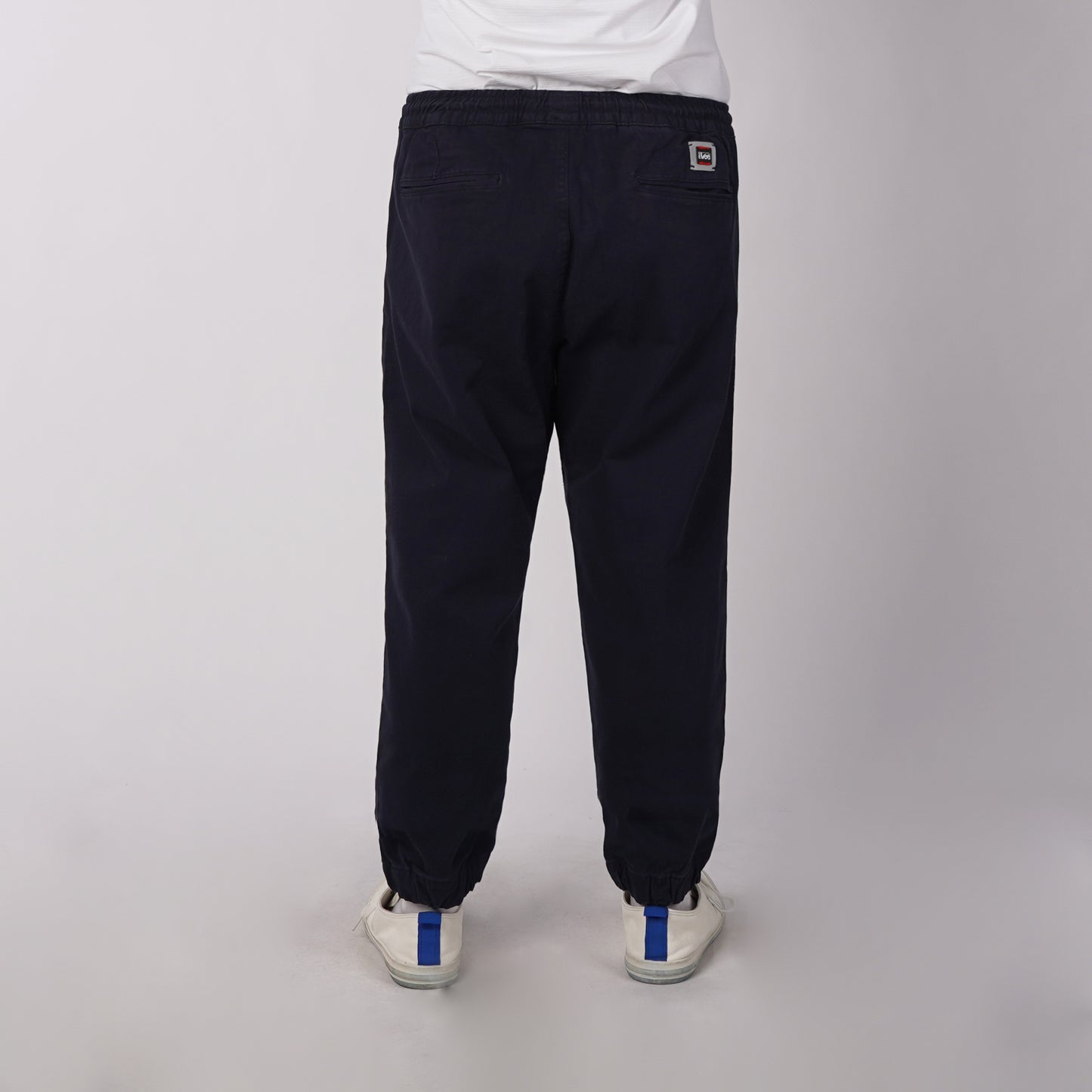 Stylistic Mr. Lee Men's Basic Non-Denim Jogger Pants Mid Waist 176596 (Navy)