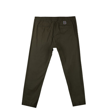 Stylistic Mr. Lee Men's Basic Non-Denim Jogger Pants Mid Waist 176596 (Olive)