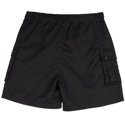 Petrol Ladies Basic Non-Denim Cargo Short 184833 (Black)