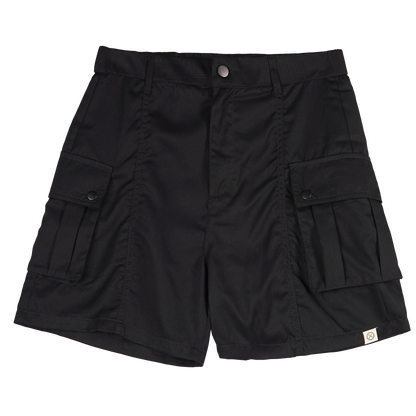Petrol Ladies Basic Non-Denim Cargo Short 184833 (Black)