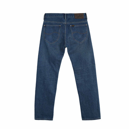 Stylistic Mr. Lee Men's Basic Denim Slim Straight Mid Waist 181912 (Medium Shade)