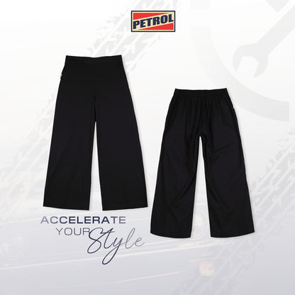 Petrol Ladies Basic Non-Denim Cullotes Mid-Rise 168257 (Black)