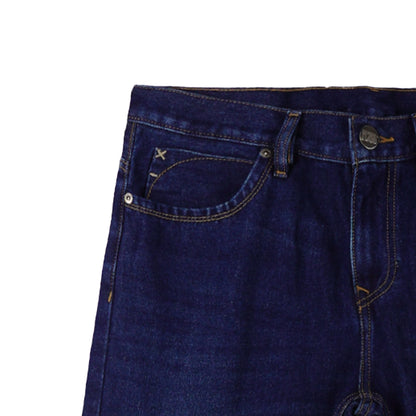 Stylistic Mr. Lee Men's Basic Denim Pants Classic Fitting Mid Waist 182580 (Dark Shade)