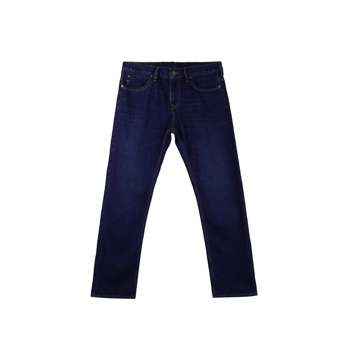 Stylistic Mr. Lee Men's Basic Denim Pants Classic Fitting Mid Waist 182580 (Dark Shade)