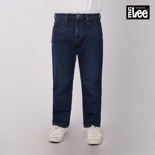 Stylistic Mr. Lee Men's Basic Denim Pants Classic Fitting Mid Waist 182580 (Dark Shade)