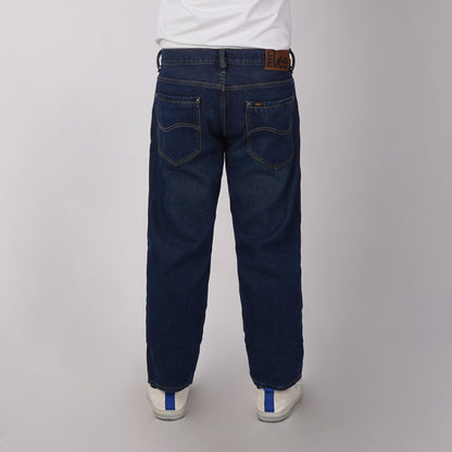Stylistic Mr. Lee Men's Basic Denim Pants Classic Fitting Mid Waist 182580 (Dark Shade)
