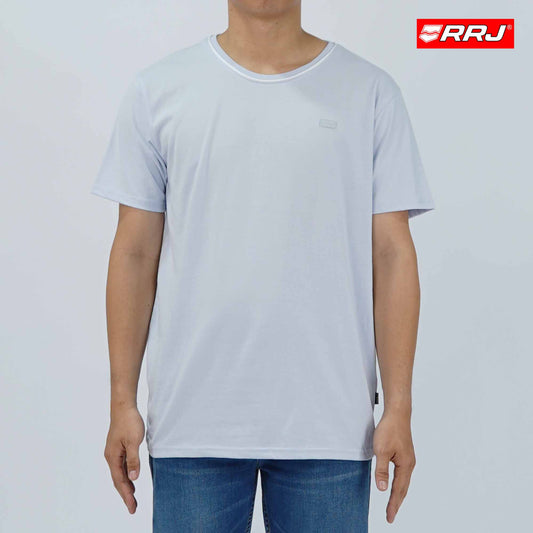 RRJ Men's Basic Tees Semibody Fitting 176146-U (Heather Blue)