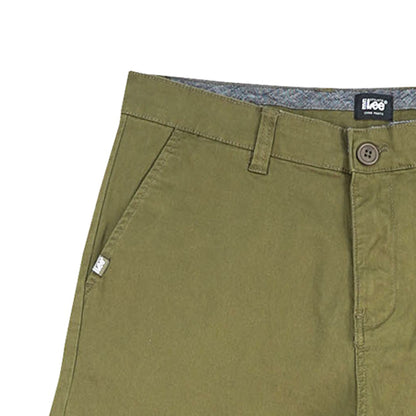 Stylistic Mr. Lee Men's Basic Non-Denim Chino Pants Mid Waist 181257 (Fatigue)
