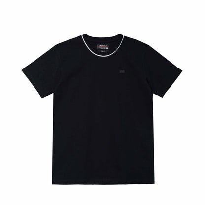 RRJ Men's Basic Tees Semibody Fitting 176146-U (Black)