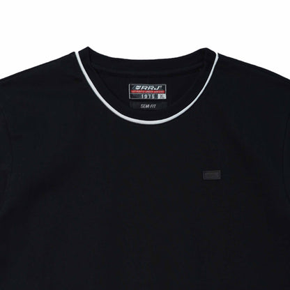 RRJ Men's Basic Tees Semibody Fitting 176146-U (Black)