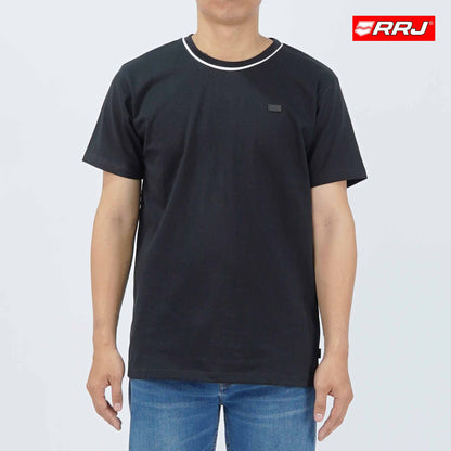RRJ Men's Basic Tees Semibody Fitting 176146-U (Black)