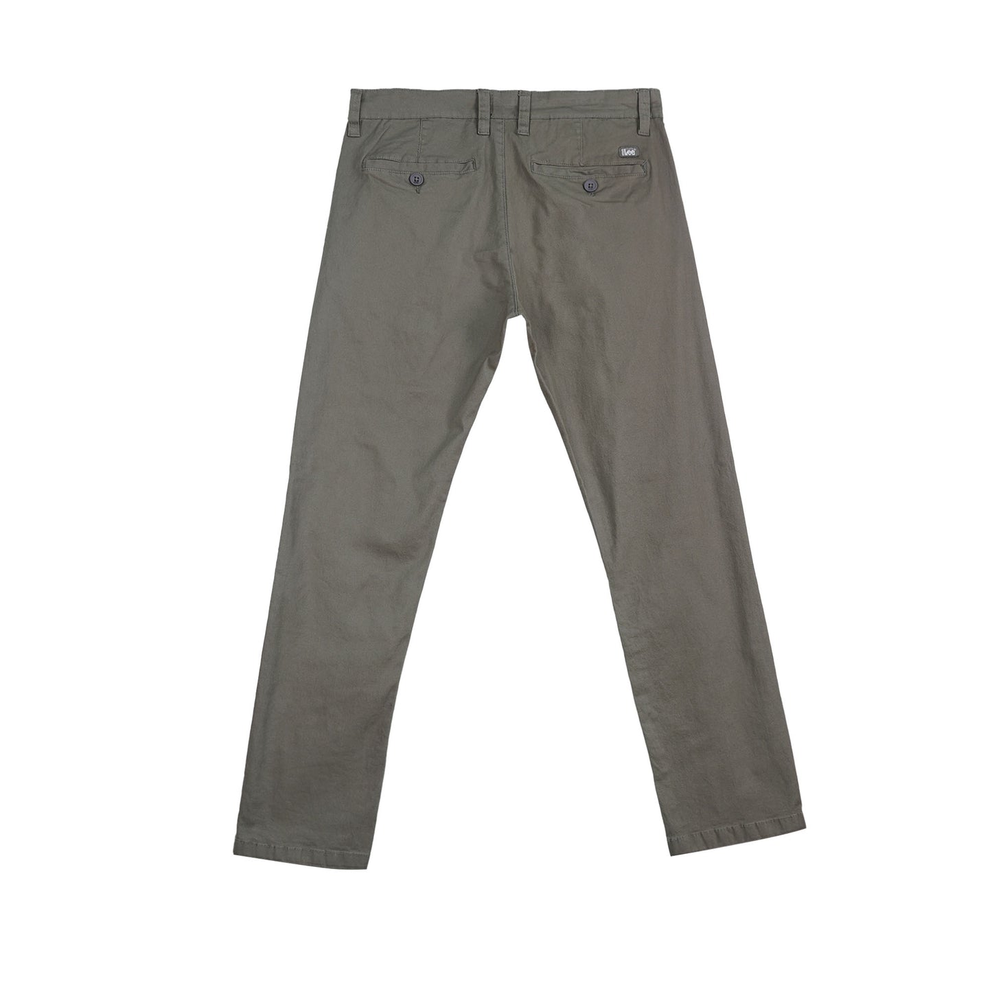 Stylistic Mr. Lee Men's Basic Non-Denim Chino Pants Mid Waist 181238 (Gun Metal)