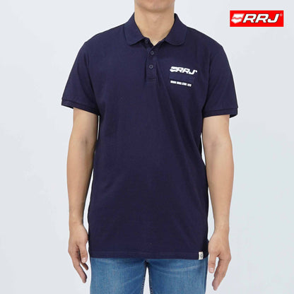 RRJ Men's Basic Collared Shirt Semibody Fitting 173021 (Dark Shade)