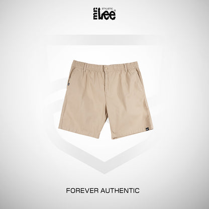 Stylistic Mr. Lee Men's Basic Non-Denim Hybrid Short Mid Waist 180192-U (Beige)