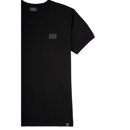 RRJ Men's Basic Tees Semibody Fitting 158333 (Black)