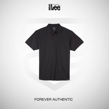Stylistic Mr. Lee Men's Basic Collared Shirt Comfort Fit 183256 (Black)
