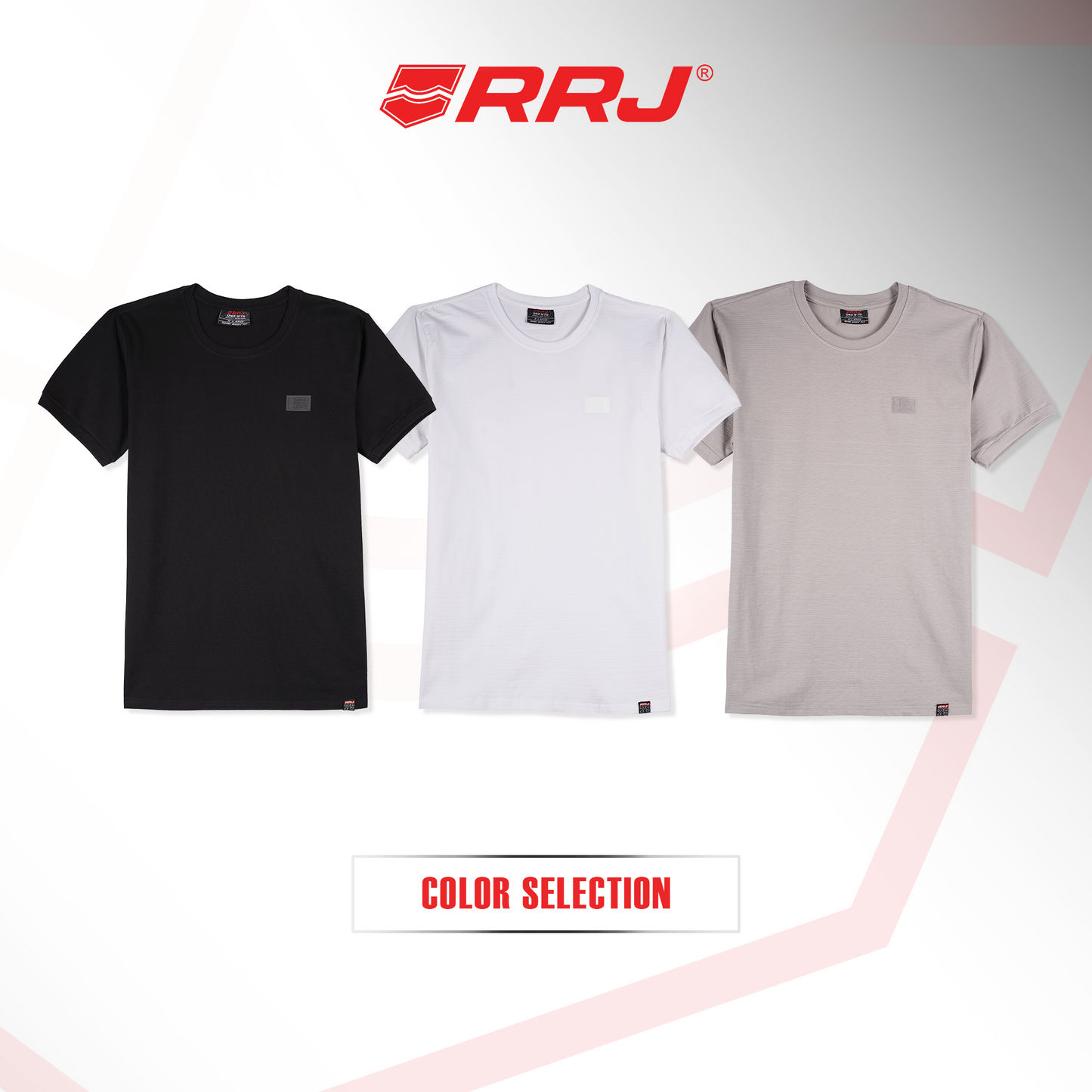 RRJ Men's Basic Tees Semibody Fitting 158333 (Dark Gray)